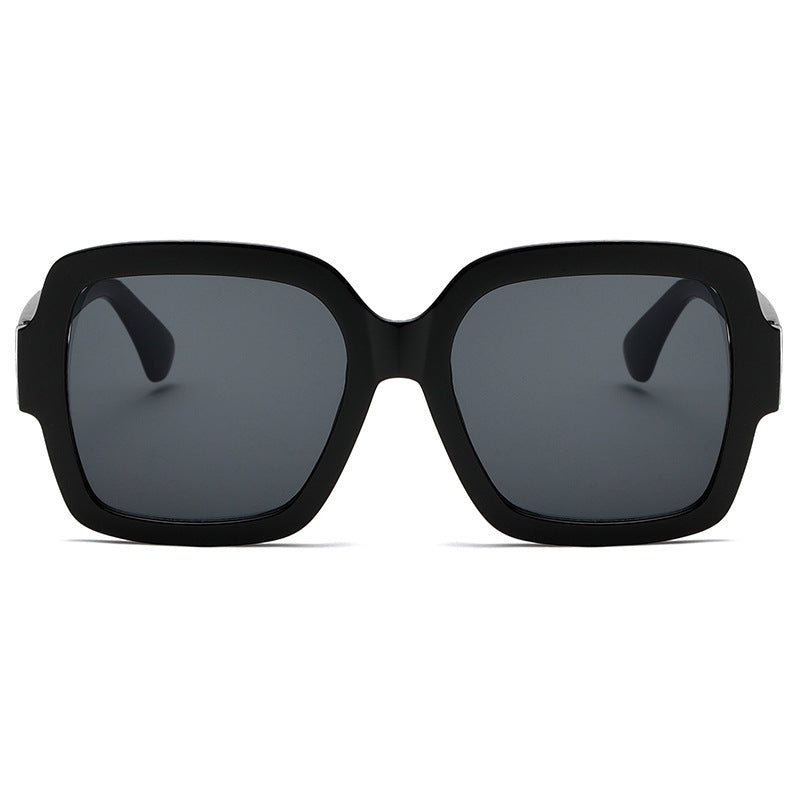 Wholesale  large frame square love sunglasses high-grade big face slimming UV-proof hot sunglasses